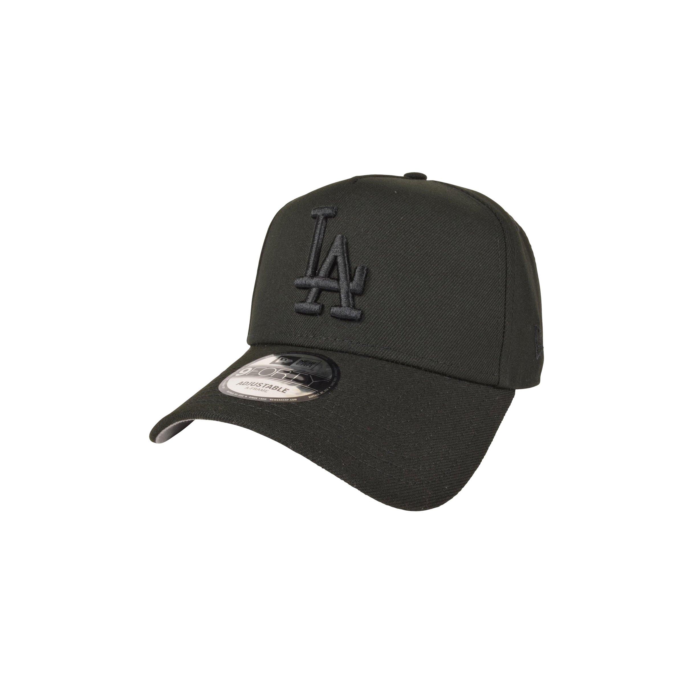 New Era Los Angeles Dodgers 9FORTY Dodger Stadium Snapback - Triple Black - BLACK